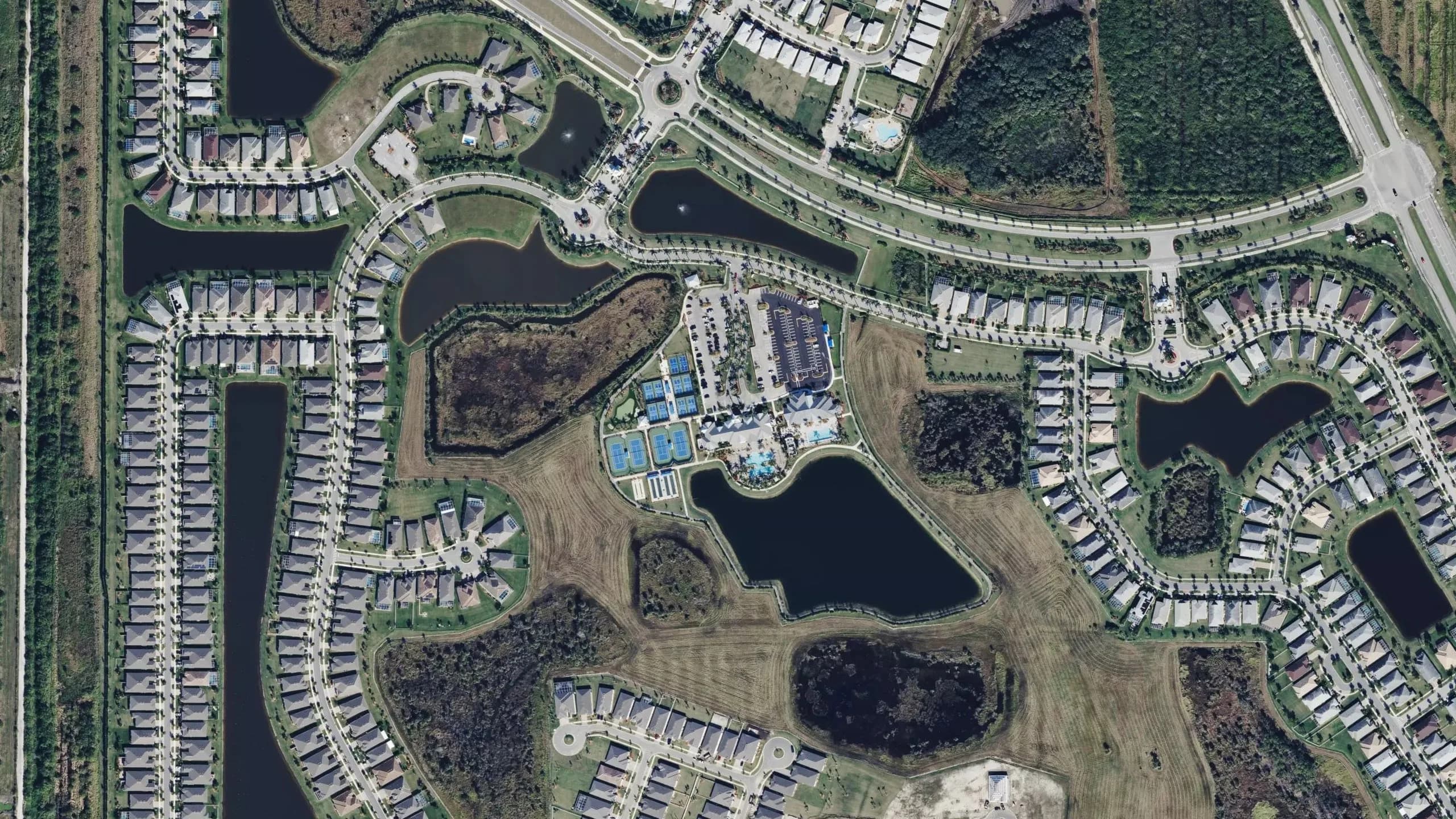 Aerial view of Del Webb Tradition