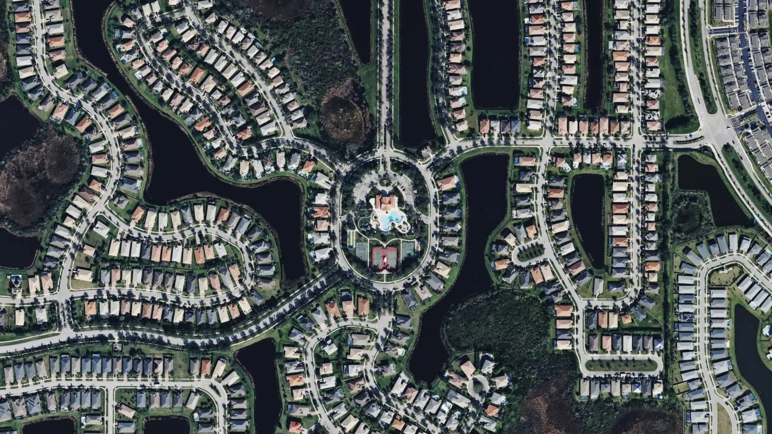 Aerial view of LakePark at Tradition