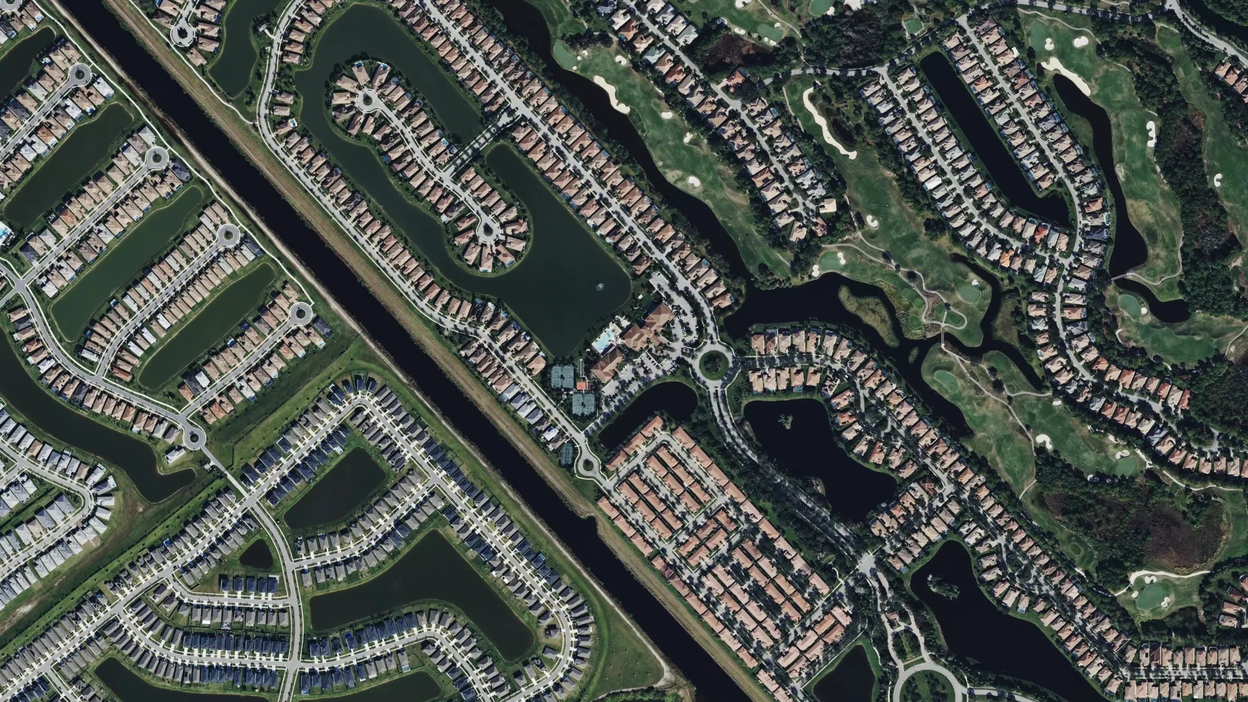Aerial view of PGA Village Verano