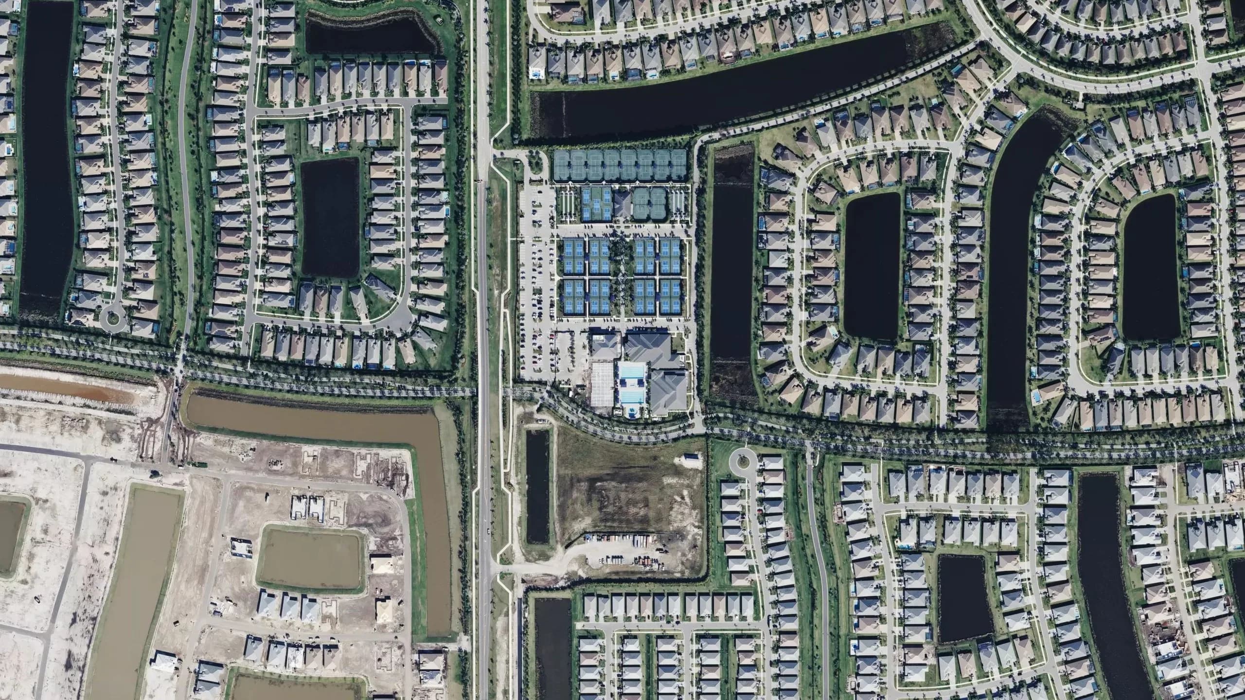 Aerial view of Riverland