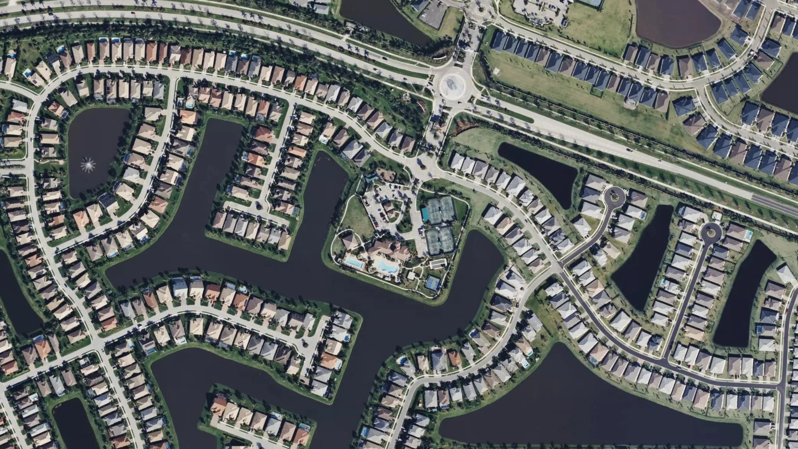 Aerial view of Veranda Gardens
